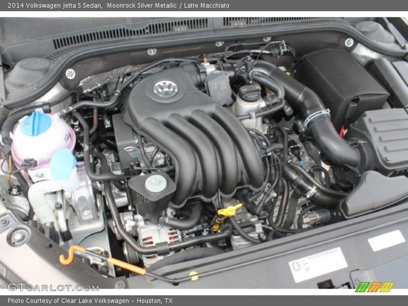 Moonrock Silver Metallic / Latte Macchiato 2014 Volkswagen Jetta S Sedan