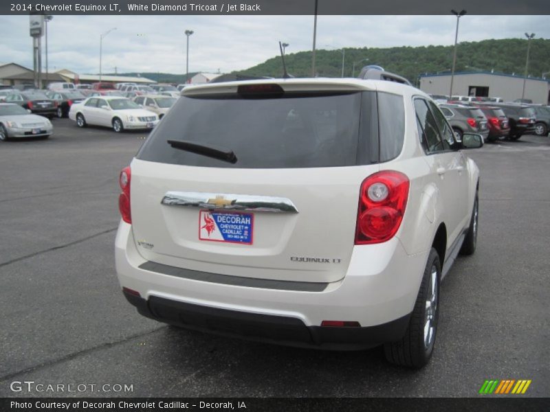 White Diamond Tricoat / Jet Black 2014 Chevrolet Equinox LT