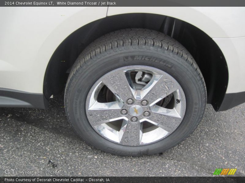 White Diamond Tricoat / Jet Black 2014 Chevrolet Equinox LT
