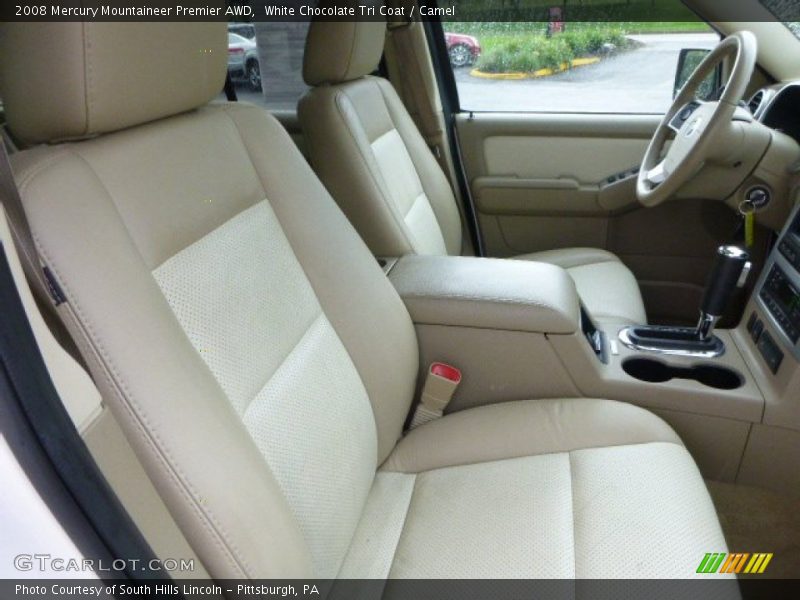 White Chocolate Tri Coat / Camel 2008 Mercury Mountaineer Premier AWD