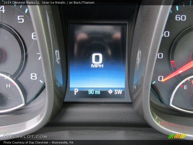 Silver Ice Metallic / Jet Black/Titanium 2014 Chevrolet Malibu LS