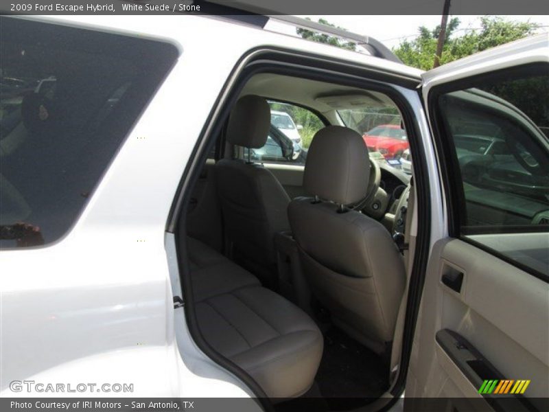 White Suede / Stone 2009 Ford Escape Hybrid
