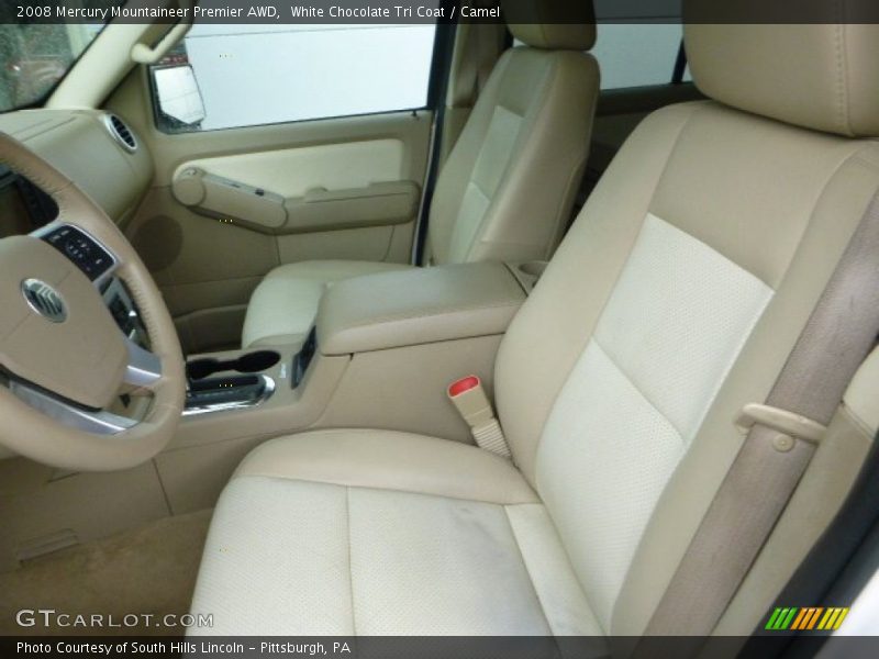 White Chocolate Tri Coat / Camel 2008 Mercury Mountaineer Premier AWD