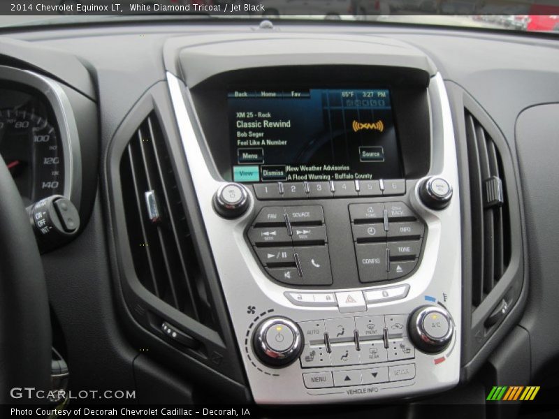 White Diamond Tricoat / Jet Black 2014 Chevrolet Equinox LT