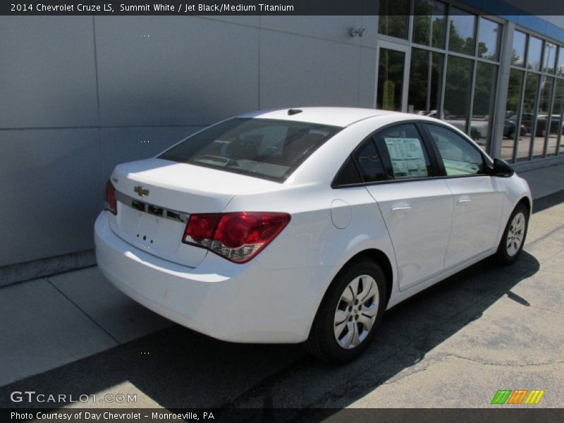Summit White / Jet Black/Medium Titanium 2014 Chevrolet Cruze LS