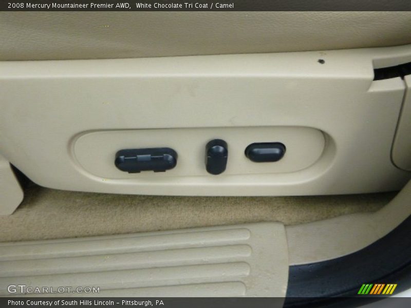 White Chocolate Tri Coat / Camel 2008 Mercury Mountaineer Premier AWD