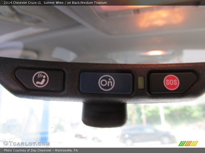 Summit White / Jet Black/Medium Titanium 2014 Chevrolet Cruze LS