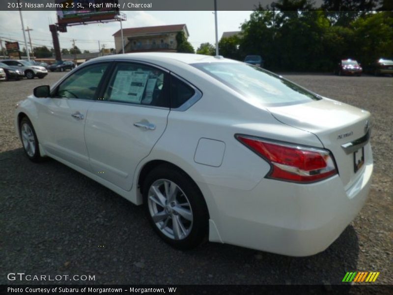 Pearl White / Charcoal 2015 Nissan Altima 2.5 SL
