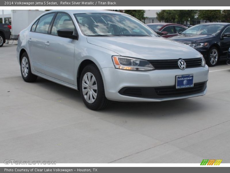Reflex Silver Metallic / Titan Black 2014 Volkswagen Jetta S Sedan