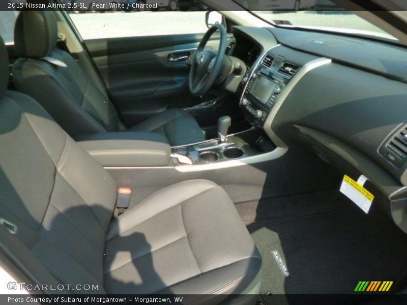 Pearl White / Charcoal 2015 Nissan Altima 2.5 SL