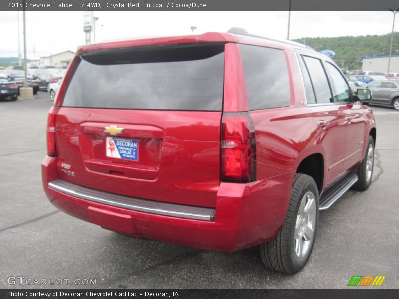 Crystal Red Tintcoat / Cocoa/Dune 2015 Chevrolet Tahoe LTZ 4WD