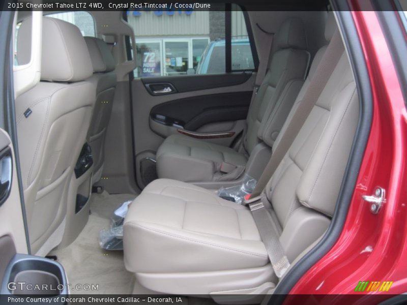 Crystal Red Tintcoat / Cocoa/Dune 2015 Chevrolet Tahoe LTZ 4WD