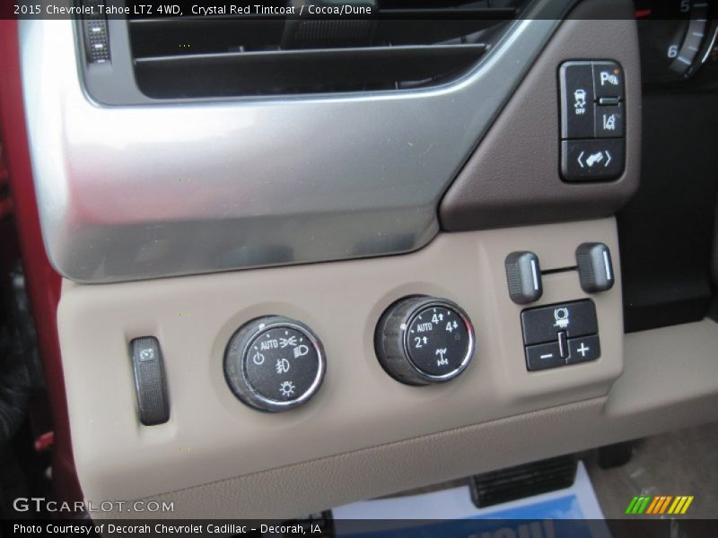 Crystal Red Tintcoat / Cocoa/Dune 2015 Chevrolet Tahoe LTZ 4WD