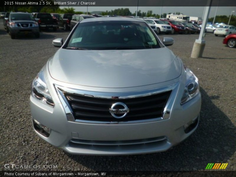 Brilliant Silver / Charcoal 2015 Nissan Altima 2.5 SV
