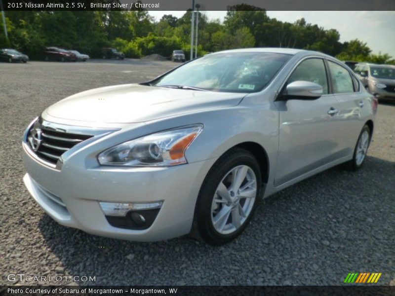 Brilliant Silver / Charcoal 2015 Nissan Altima 2.5 SV
