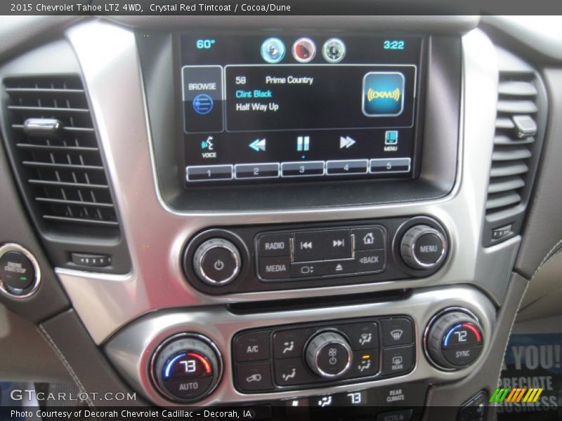 Crystal Red Tintcoat / Cocoa/Dune 2015 Chevrolet Tahoe LTZ 4WD