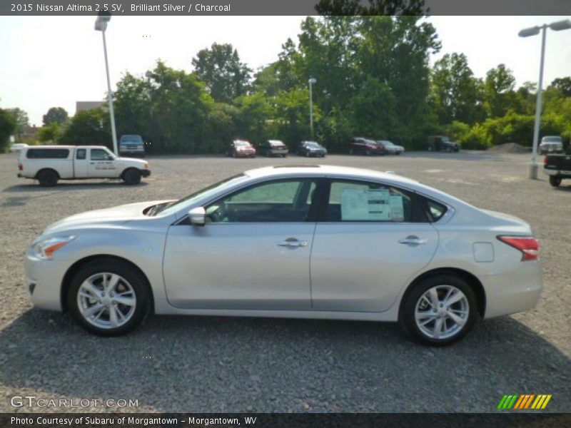 Brilliant Silver / Charcoal 2015 Nissan Altima 2.5 SV