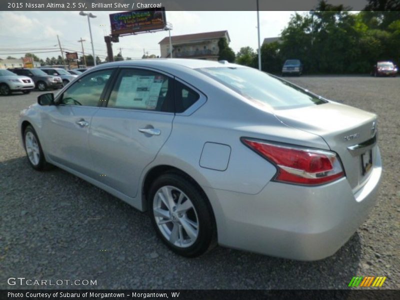Brilliant Silver / Charcoal 2015 Nissan Altima 2.5 SV
