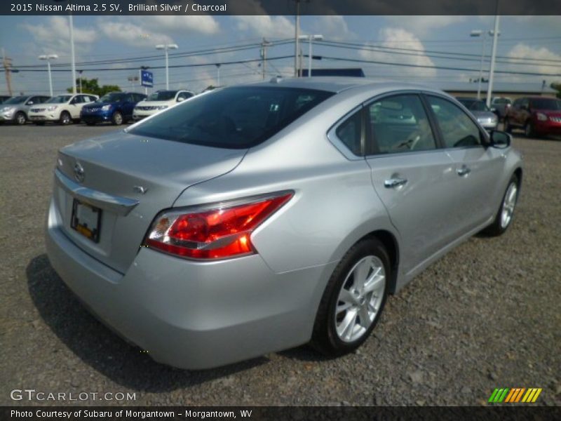 Brilliant Silver / Charcoal 2015 Nissan Altima 2.5 SV