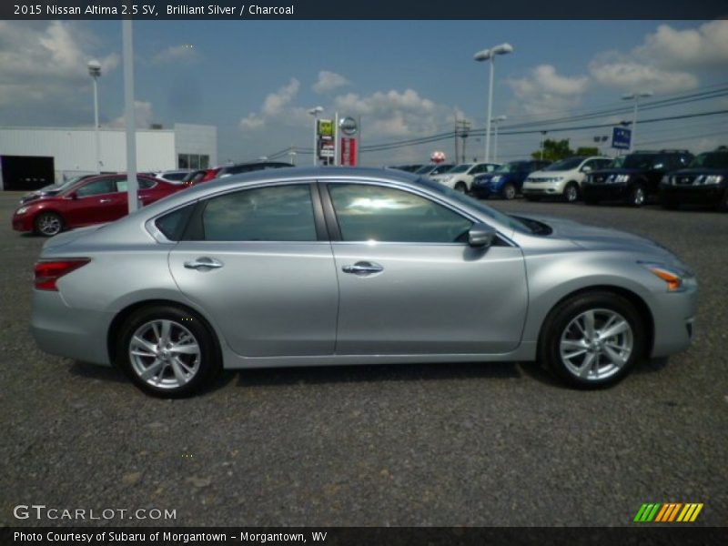 Brilliant Silver / Charcoal 2015 Nissan Altima 2.5 SV