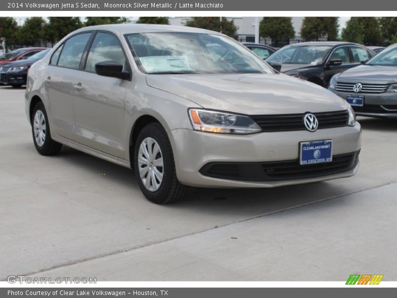 Moonrock Silver Metallic / Latte Macchiato 2014 Volkswagen Jetta S Sedan