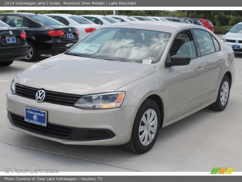 Moonrock Silver Metallic / Latte Macchiato 2014 Volkswagen Jetta S Sedan