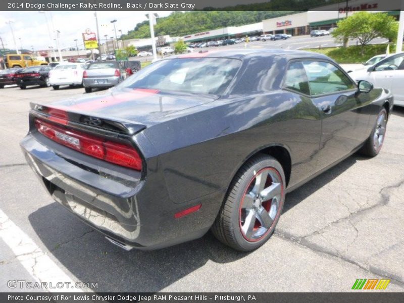 Black / Dark Slate Gray 2014 Dodge Challenger Rallye Redline