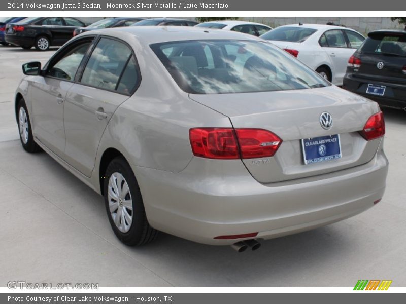 Moonrock Silver Metallic / Latte Macchiato 2014 Volkswagen Jetta S Sedan