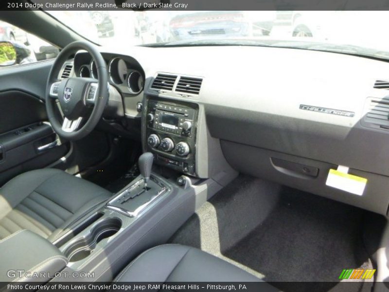 Black / Dark Slate Gray 2014 Dodge Challenger Rallye Redline