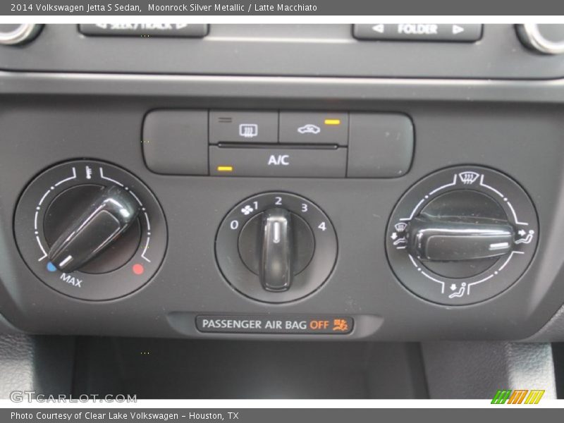 Moonrock Silver Metallic / Latte Macchiato 2014 Volkswagen Jetta S Sedan