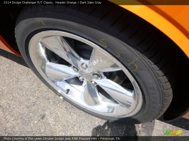 Header Orange / Dark Slate Gray 2014 Dodge Challenger R/T Classic