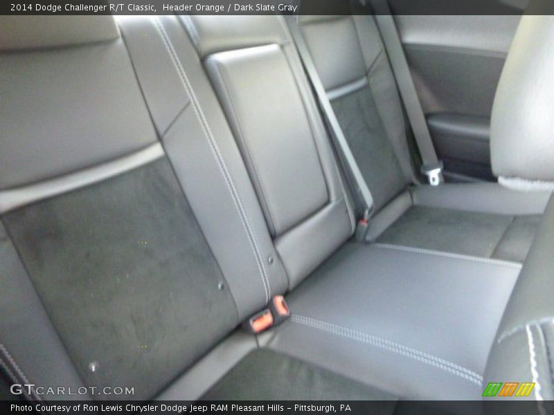 Header Orange / Dark Slate Gray 2014 Dodge Challenger R/T Classic