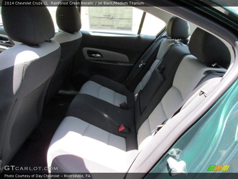 Rainforest Green Metallic / Jet Black/Medium Titanium 2014 Chevrolet Cruze LS