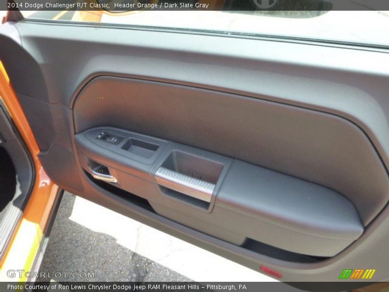 Header Orange / Dark Slate Gray 2014 Dodge Challenger R/T Classic