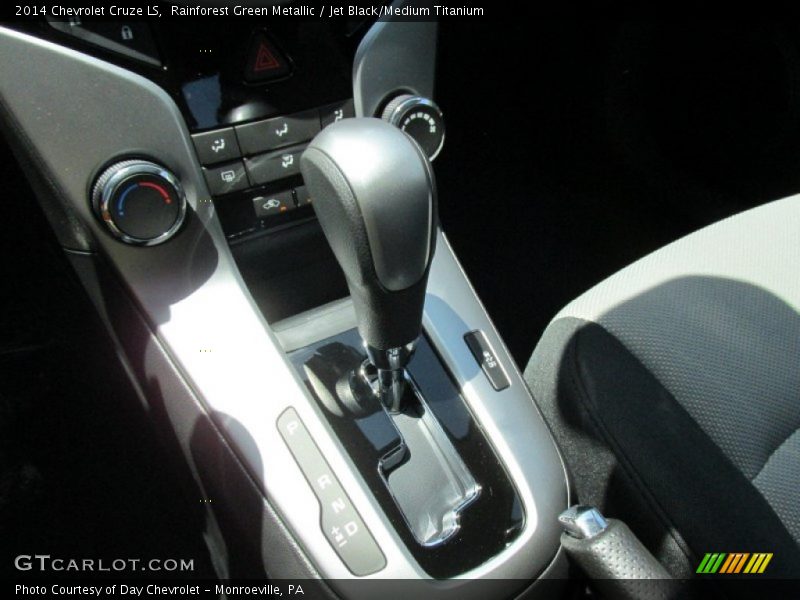 Rainforest Green Metallic / Jet Black/Medium Titanium 2014 Chevrolet Cruze LS