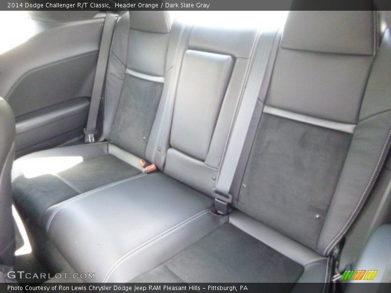 Header Orange / Dark Slate Gray 2014 Dodge Challenger R/T Classic