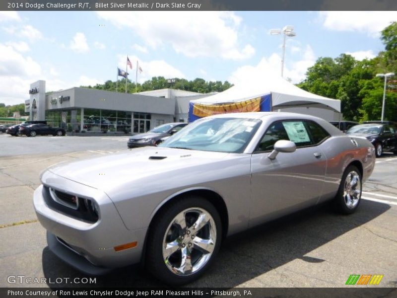 Billet Silver Metallic / Dark Slate Gray 2014 Dodge Challenger R/T
