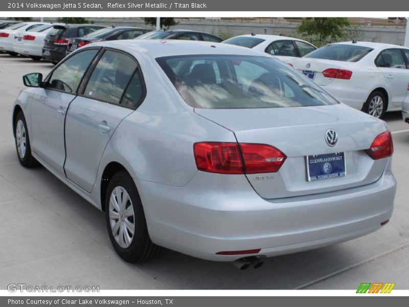 Reflex Silver Metallic / Titan Black 2014 Volkswagen Jetta S Sedan