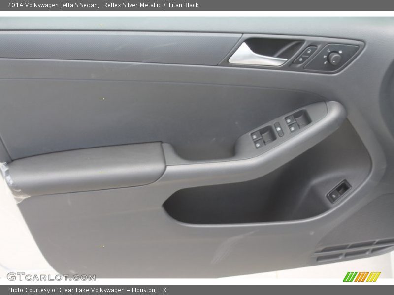 Reflex Silver Metallic / Titan Black 2014 Volkswagen Jetta S Sedan