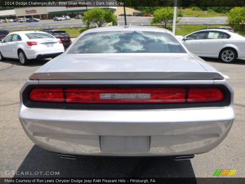 Billet Silver Metallic / Dark Slate Gray 2014 Dodge Challenger R/T
