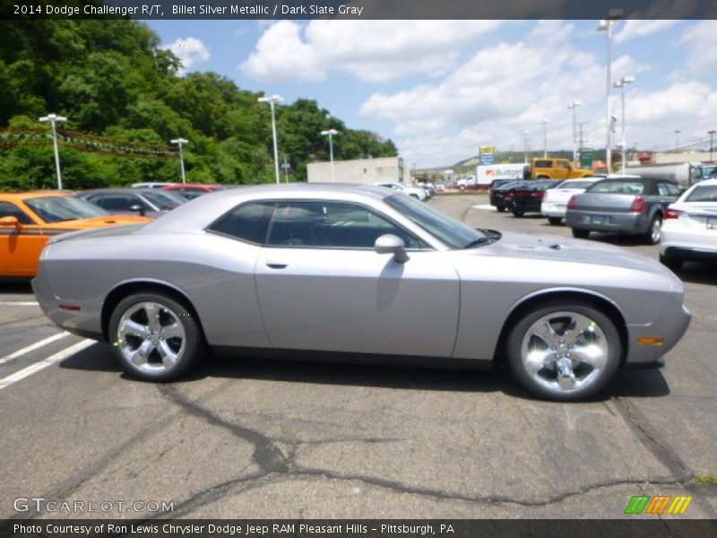 Billet Silver Metallic / Dark Slate Gray 2014 Dodge Challenger R/T