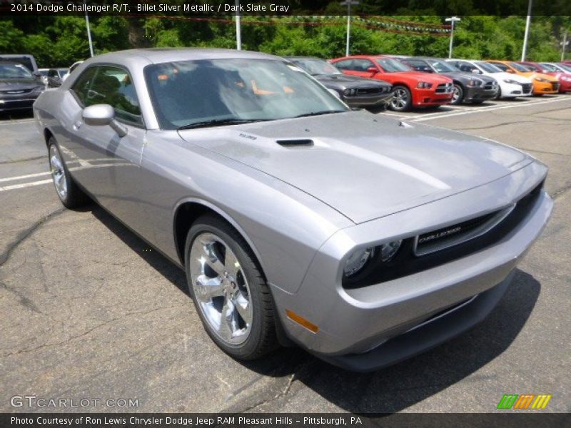 Billet Silver Metallic / Dark Slate Gray 2014 Dodge Challenger R/T