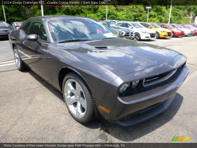 Granite Crystal Metallic / Dark Slate Gray 2014 Dodge Challenger R/T