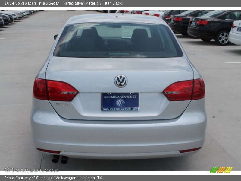 Reflex Silver Metallic / Titan Black 2014 Volkswagen Jetta S Sedan