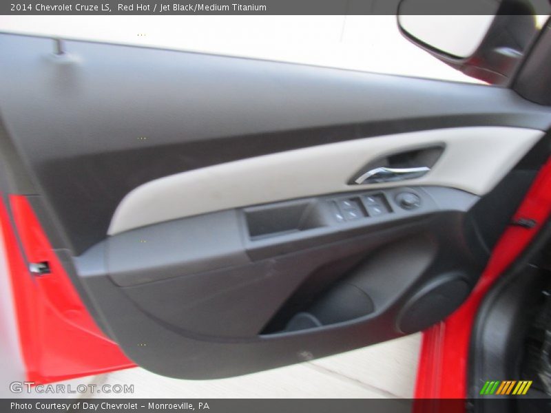 Red Hot / Jet Black/Medium Titanium 2014 Chevrolet Cruze LS