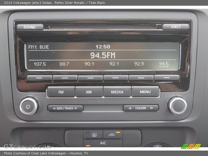 Reflex Silver Metallic / Titan Black 2014 Volkswagen Jetta S Sedan