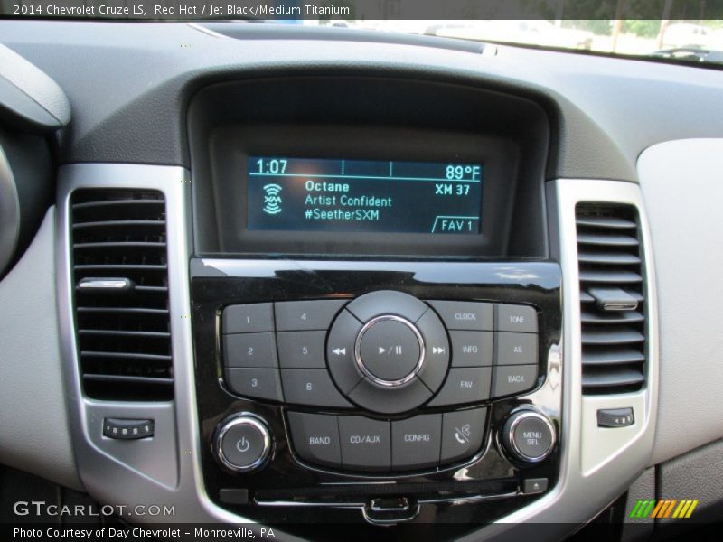 Red Hot / Jet Black/Medium Titanium 2014 Chevrolet Cruze LS
