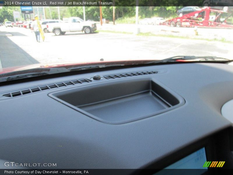 Red Hot / Jet Black/Medium Titanium 2014 Chevrolet Cruze LS