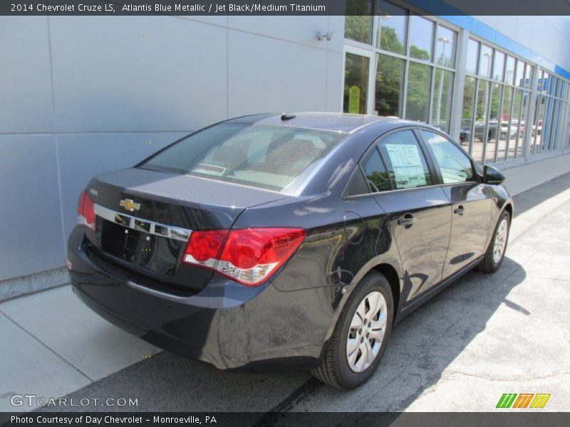 Atlantis Blue Metallic / Jet Black/Medium Titanium 2014 Chevrolet Cruze LS