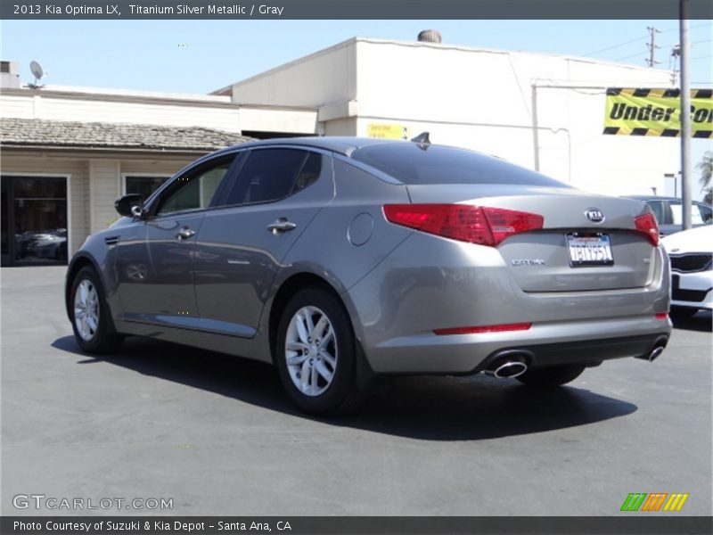 Titanium Silver Metallic / Gray 2013 Kia Optima LX